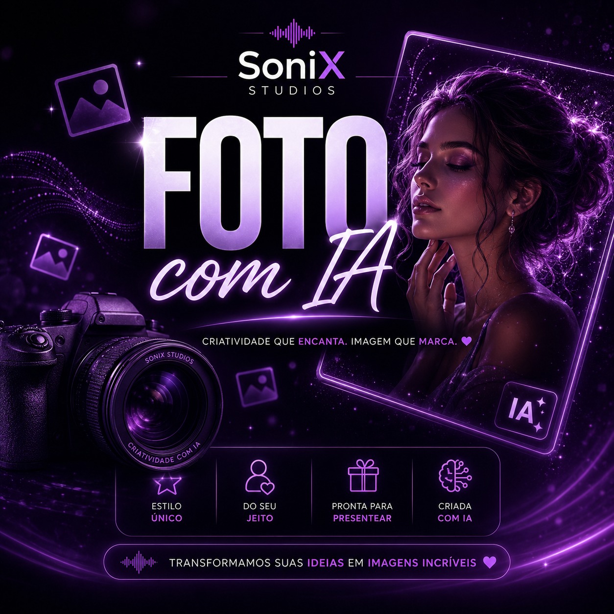 Foto com IA