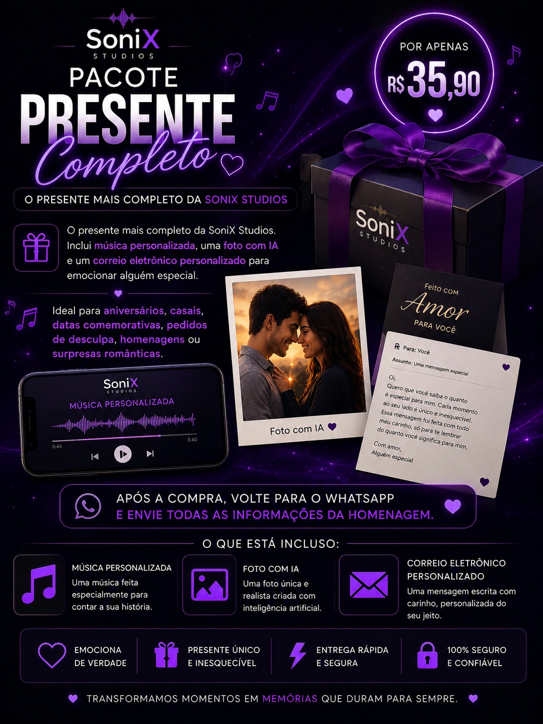 Pacote Presente Completo